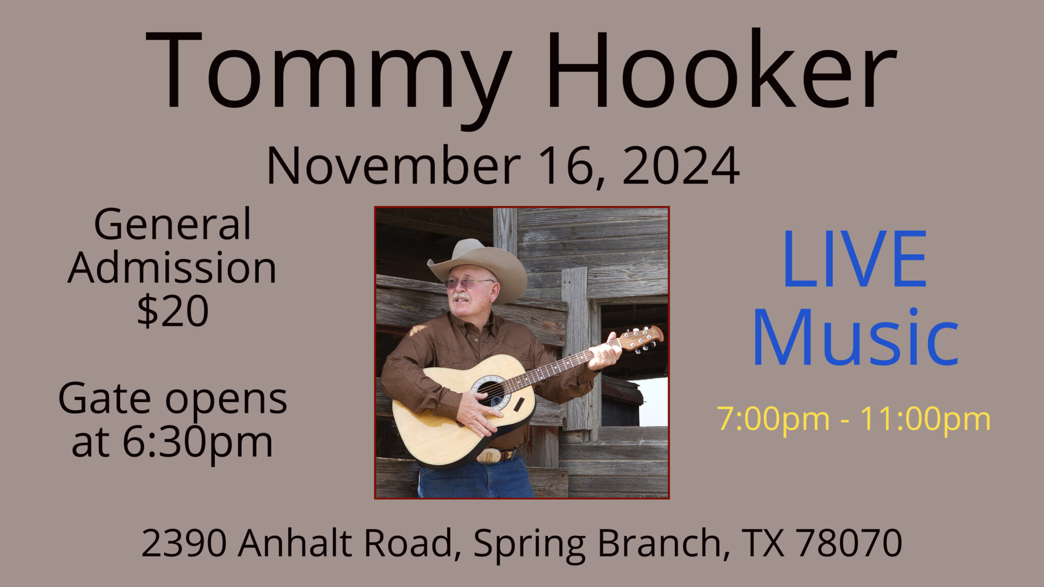 Tommy Hooker - Anhalt Hall